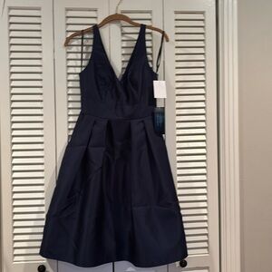 NWT Alfred Sung cocktail Dress w pockets